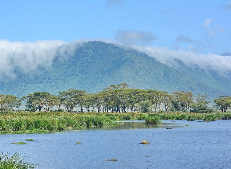 Ngorongoro Crater landscape, Tanzania